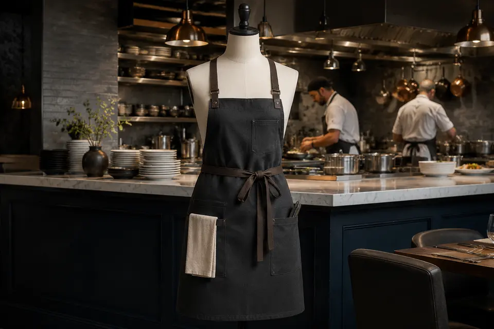 Aprons for hotels and hospitality properties