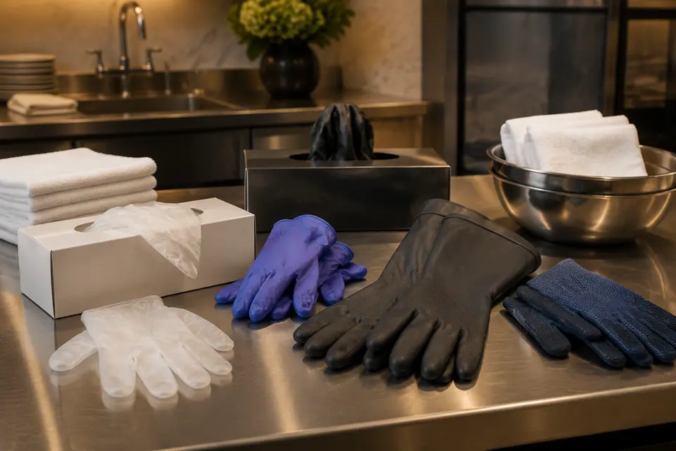 Gloves for hotels and hospitality properties