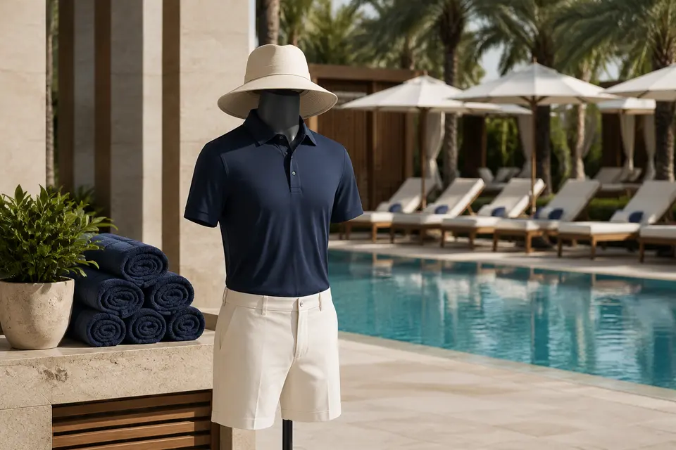 Pool Staff Uniforms for hotels and hospitality properties