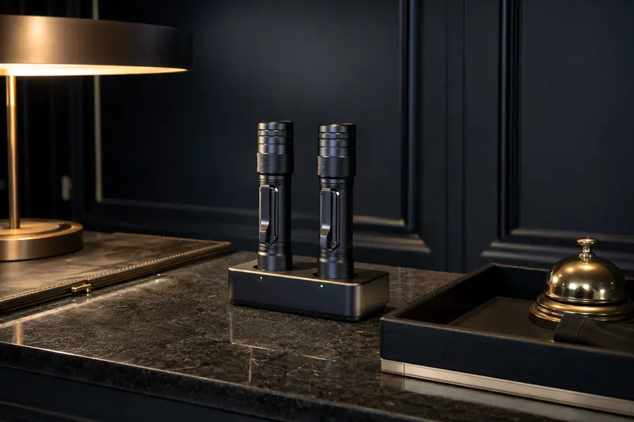 Flashlights for hotel valet and transportation operations
