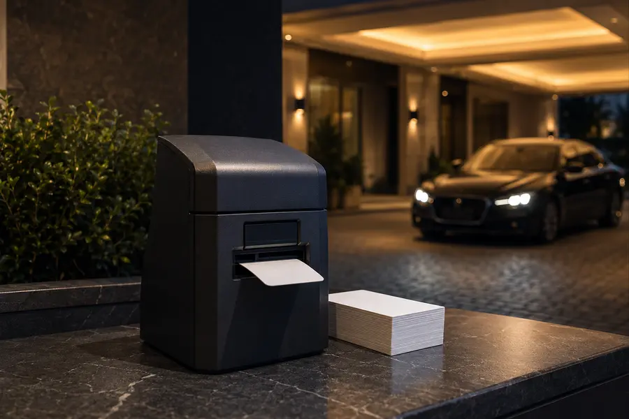 Parking Tickets for hotel valet and transportation operations