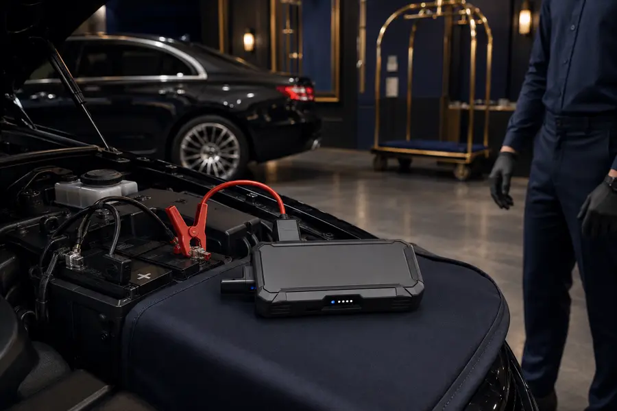 Portable Jump Starters for hotel valet and transportation operations