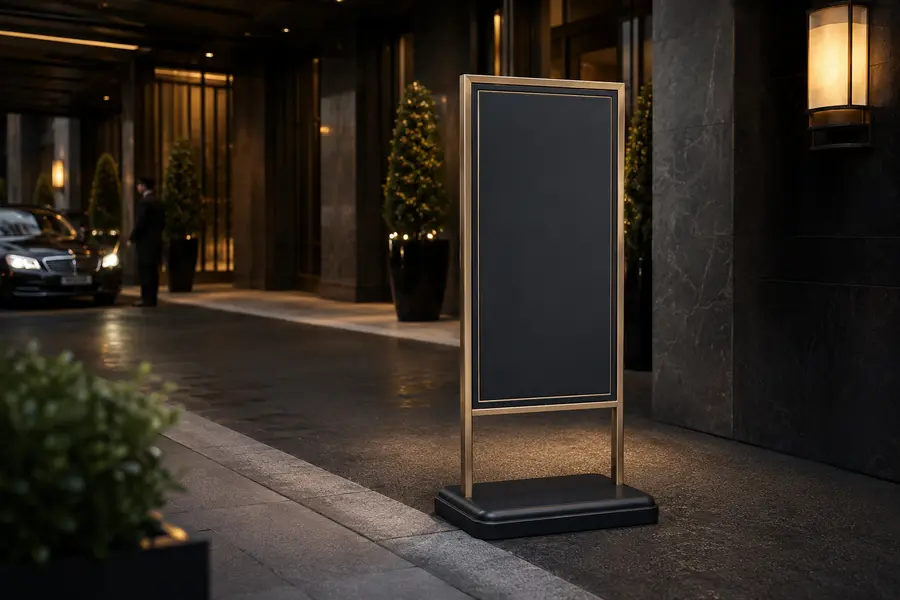 Valet Signs for hotel valet and transportation operations