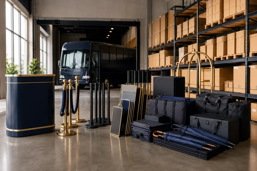 Consolidated valet and transportation supply order