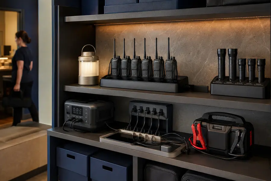 Portable power equipment for valet operations