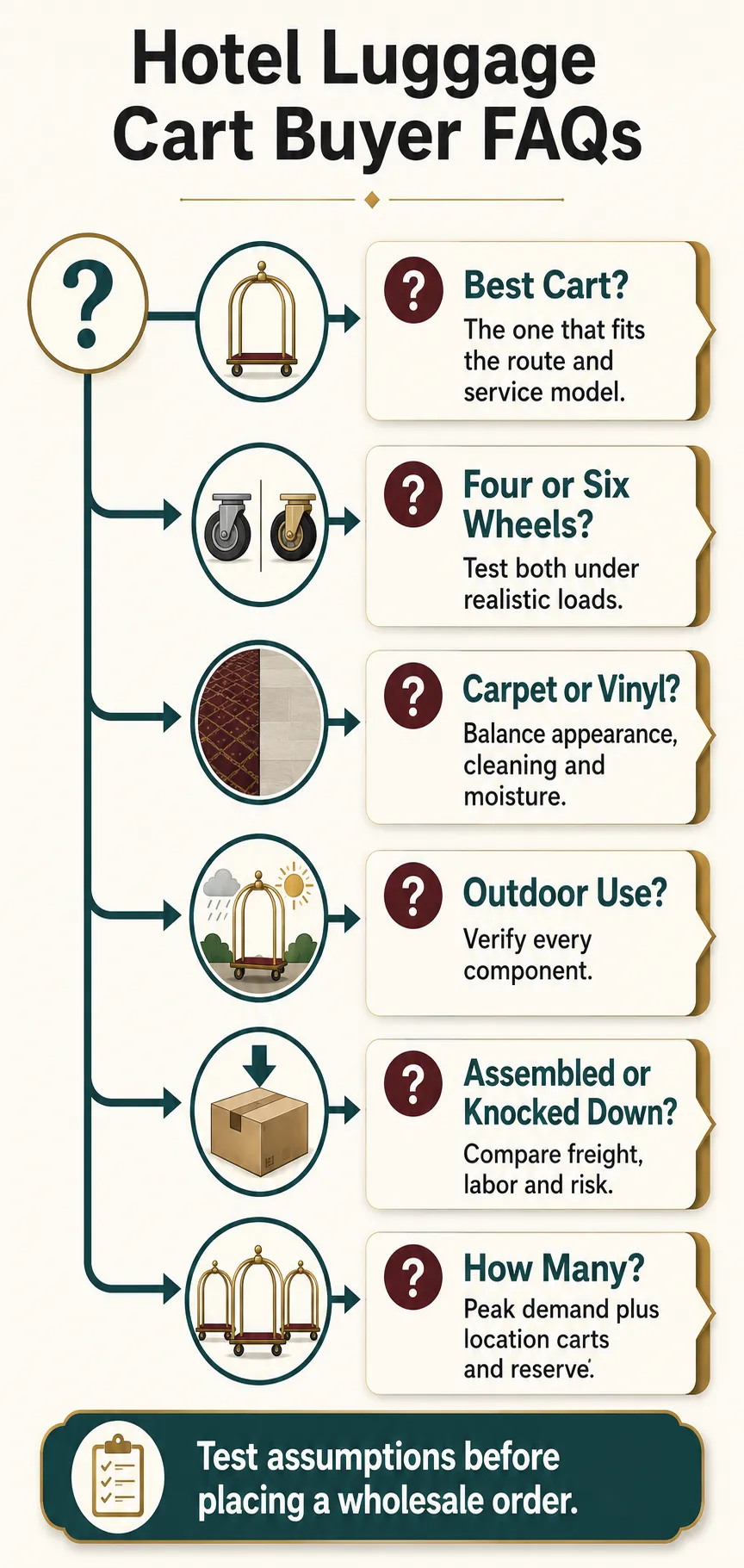 Frequently Asked Questions About Wholesale Hotel Luggage Carts