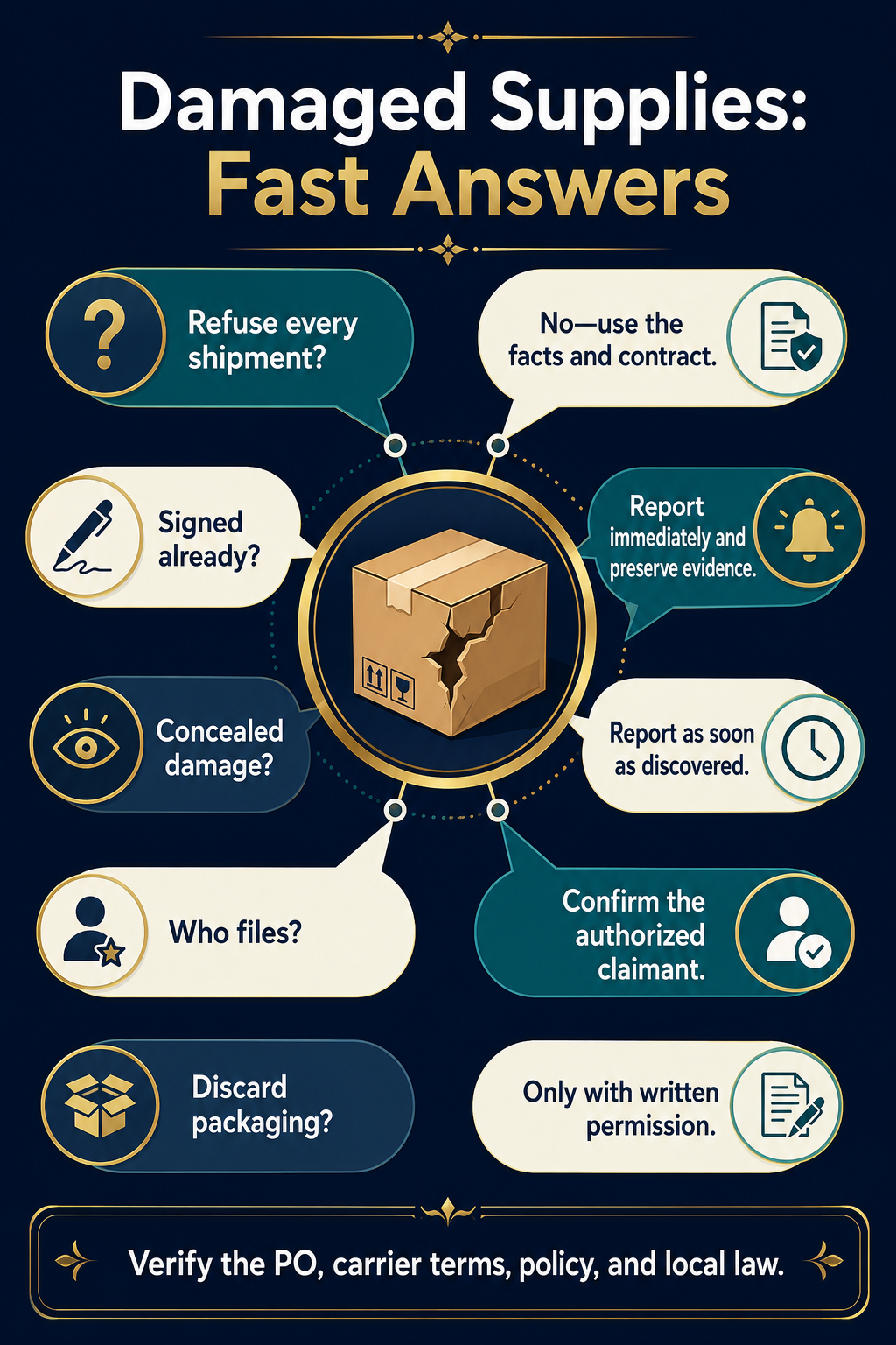 Frequently Asked Questions About Damaged Hotel Supplies