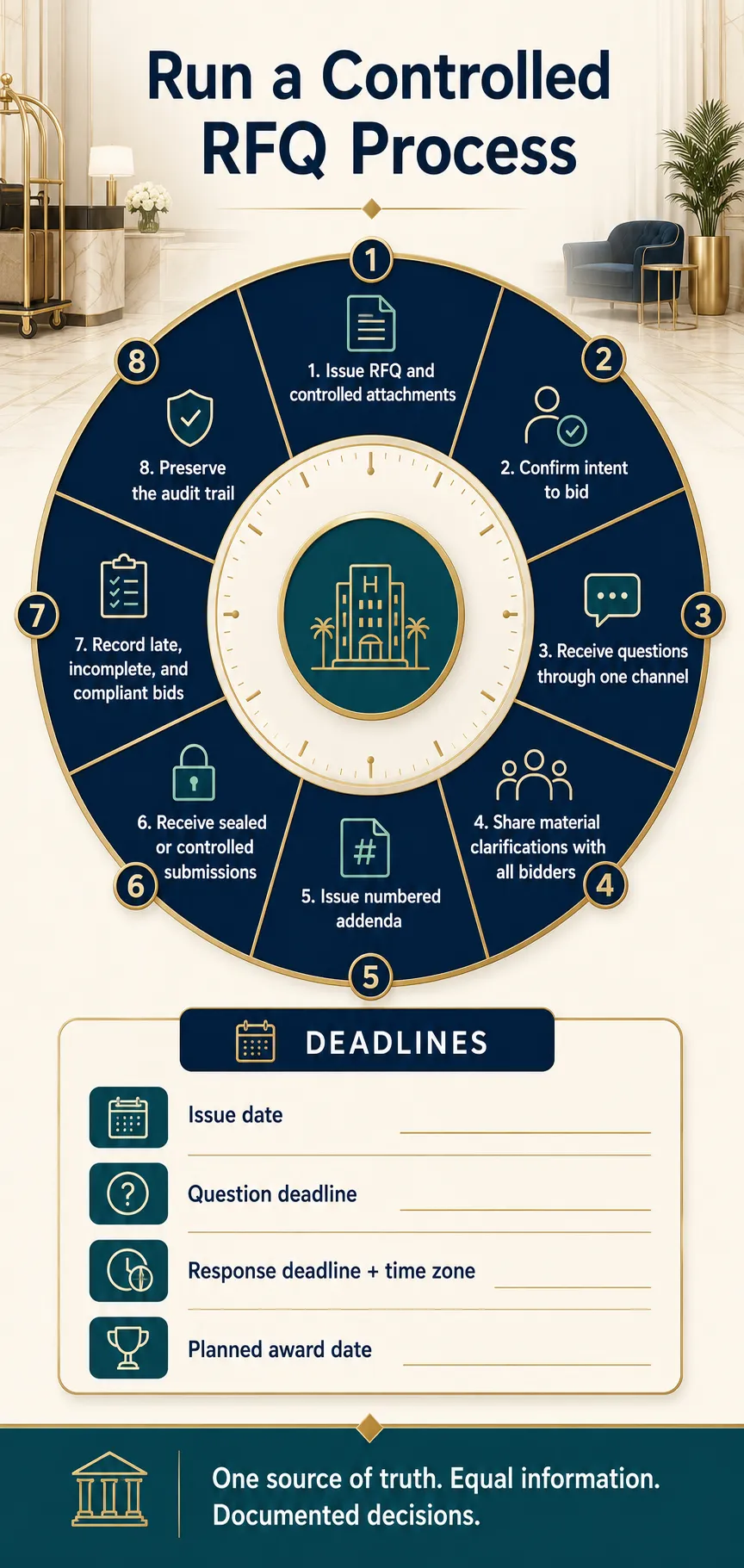 Set Submission Instructions and a Fair RFQ Calendar