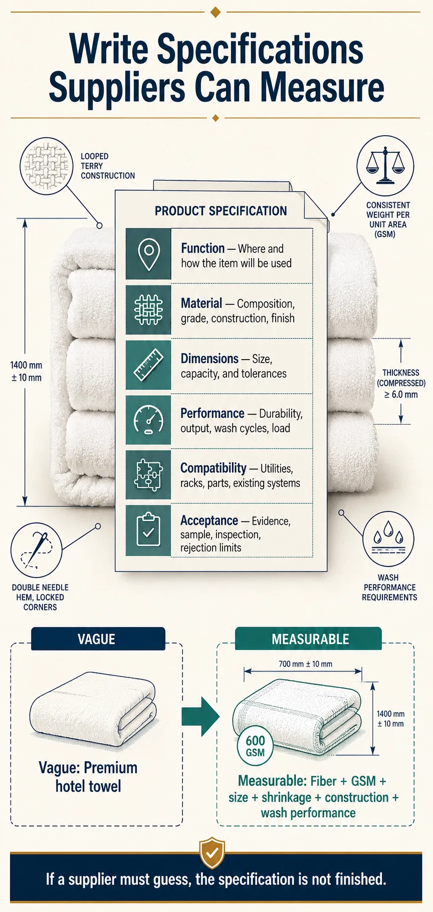 Write Product Specifications Suppliers Cannot Misinterpret