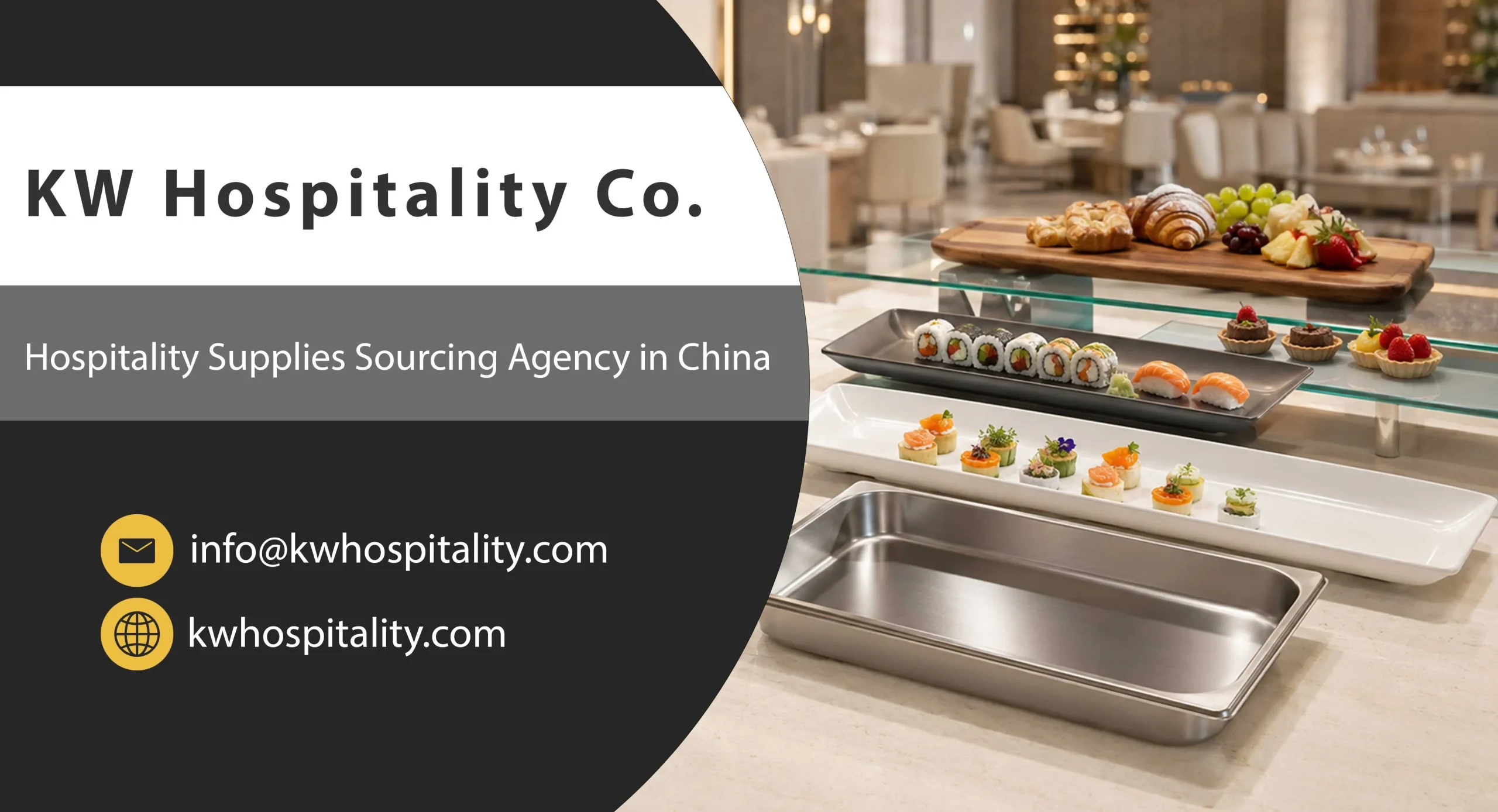 Hotel Buffet Trays and Platters: Materials and Sizes