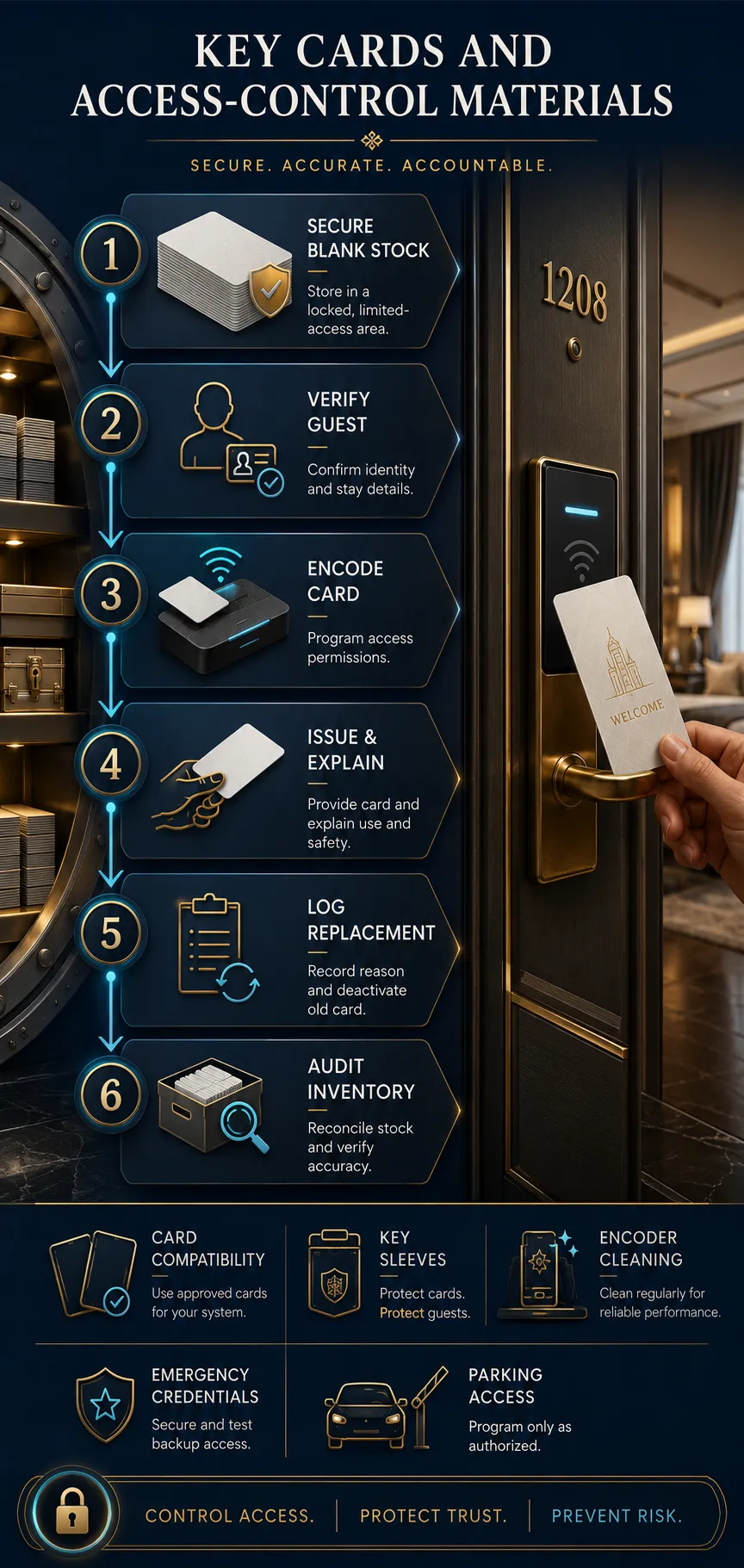 Key Cards, Encoders, Sleeves, and Access-Control Materials