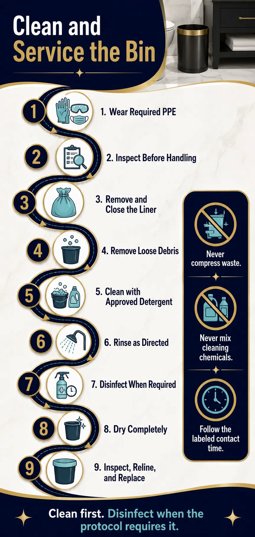 Establish an Effective Cleaning and Disinfection Procedure