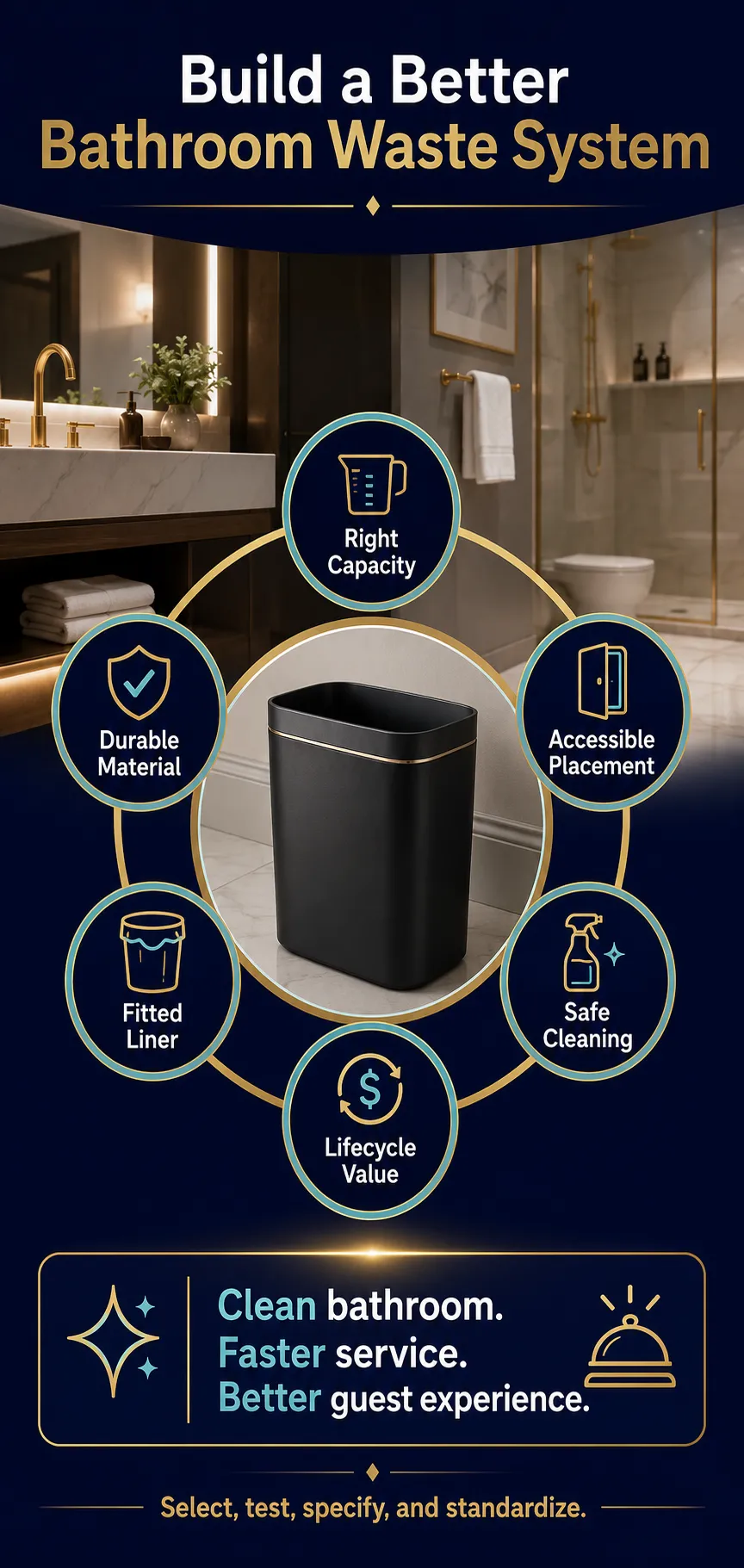 Choose a Bathroom Waste System That Supports Cleanliness and Guest Satisfaction