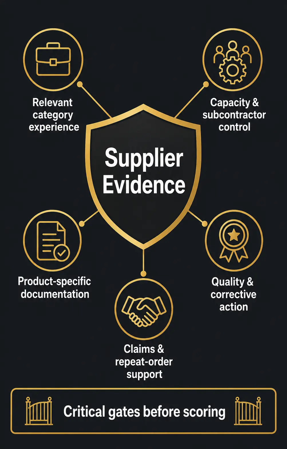 Evaluate Suppliers on Capability, Evidence, and Risk Evaluate Suppliers on Capability, Evidence, and Risk