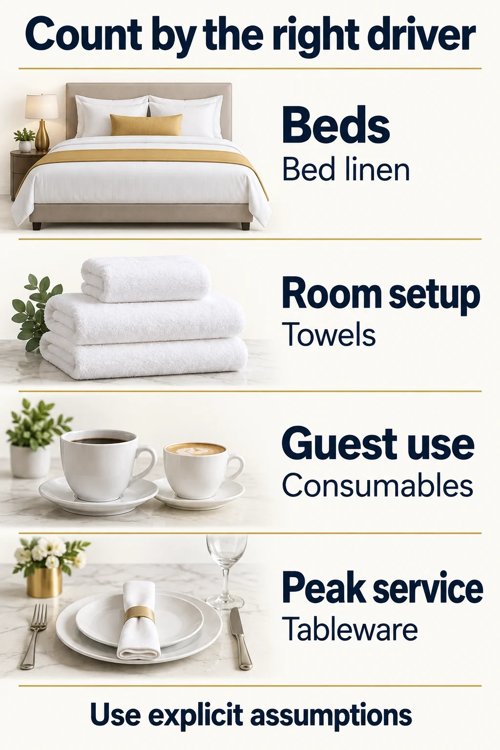 Calculate Quantities from Beds and Operating Demand