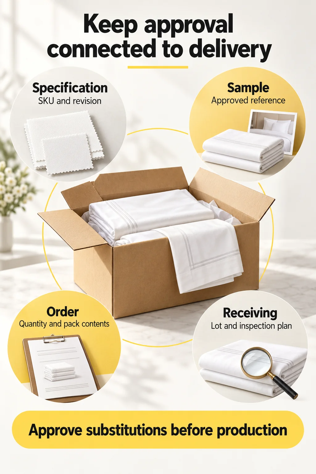 Carry the Approved Specification into the Purchase Order