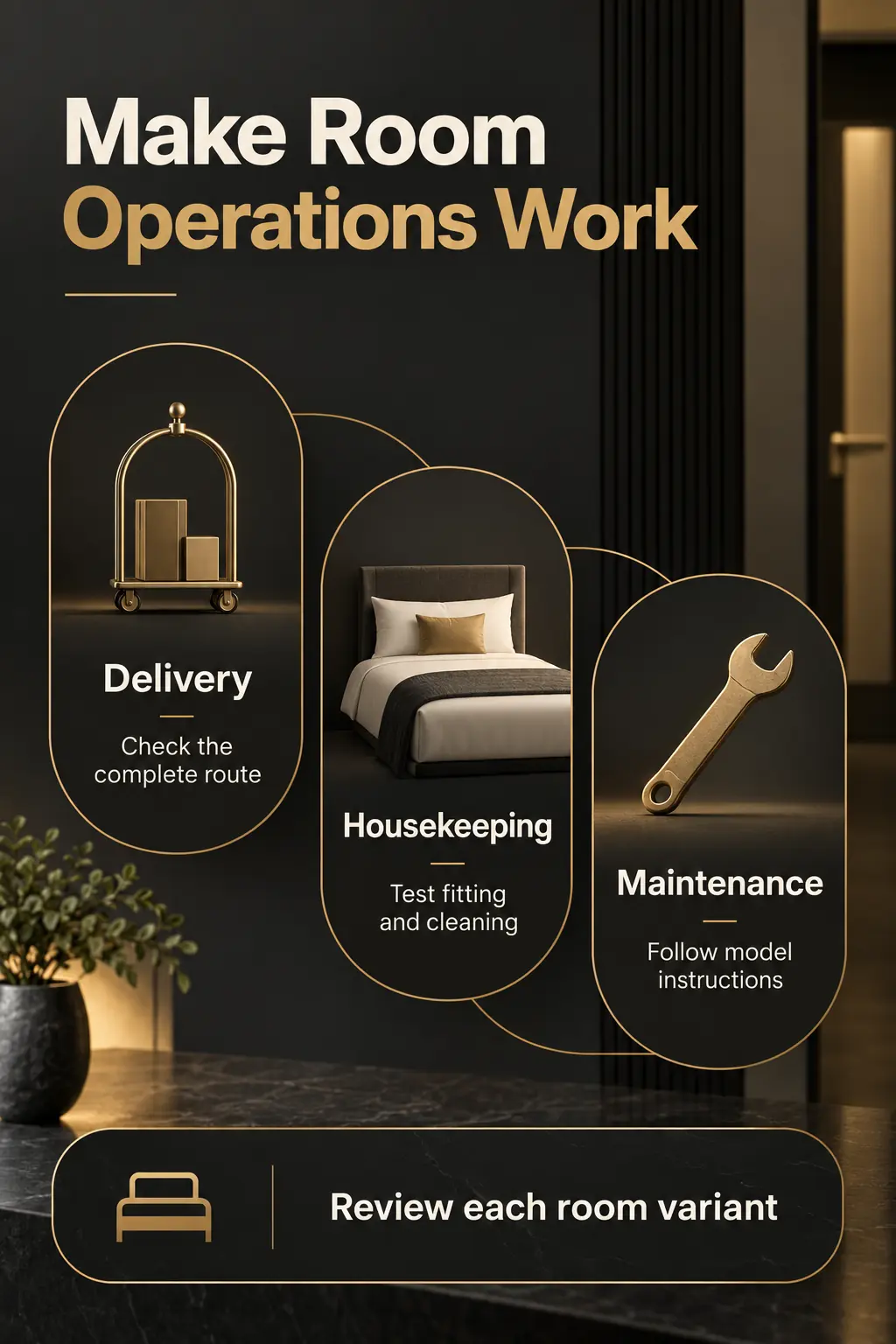Choose a Configuration That Works for Room Operations Choose a Configuration That Works for Room Operations