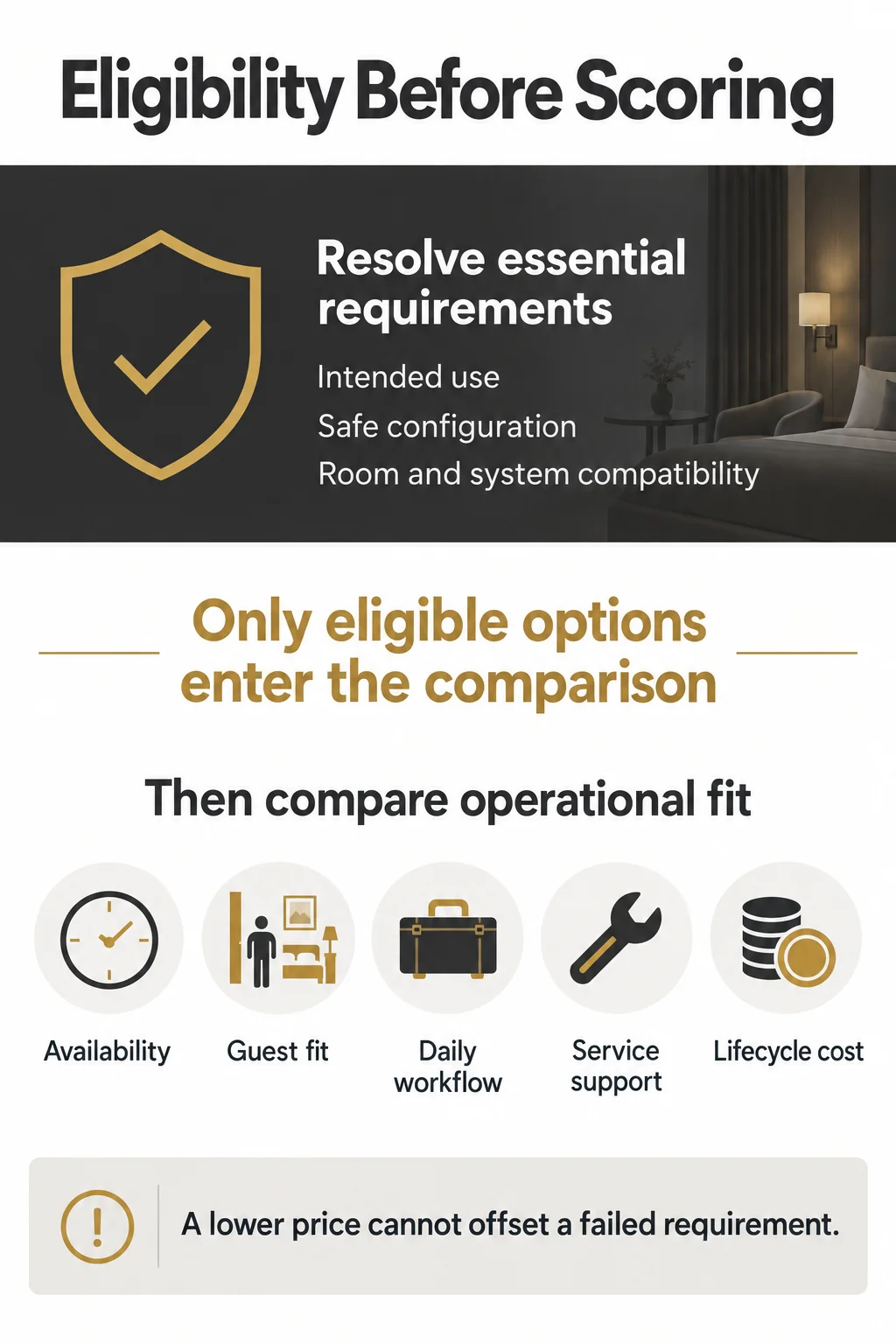 Score Eligible Options Against the Operation Score Eligible Options Against the Operation
