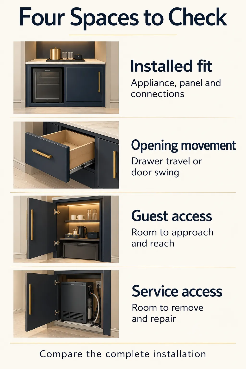 Compare Four Clearance Envelopes