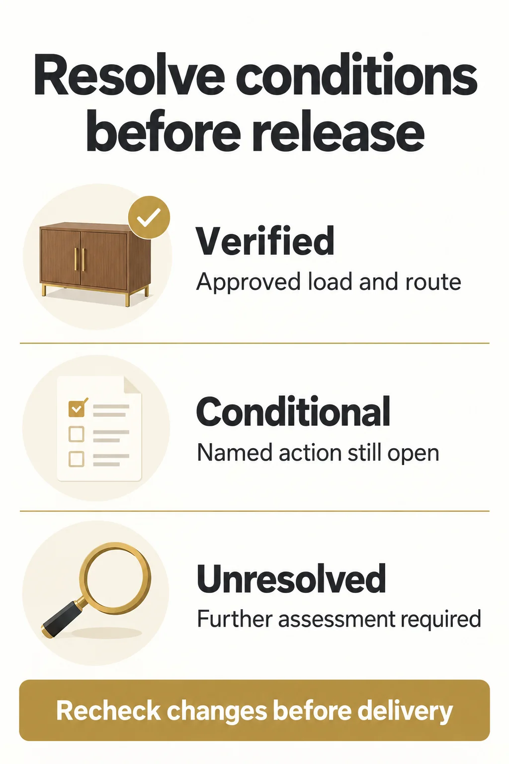 Approve the Route and Control Delivery Changes Approve the Route and Control Delivery Changes