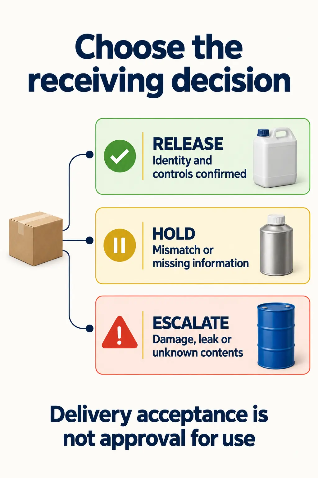 Decide What Can Be Released and What Must Be Held Decide What Can Be Released and What Must Be Held