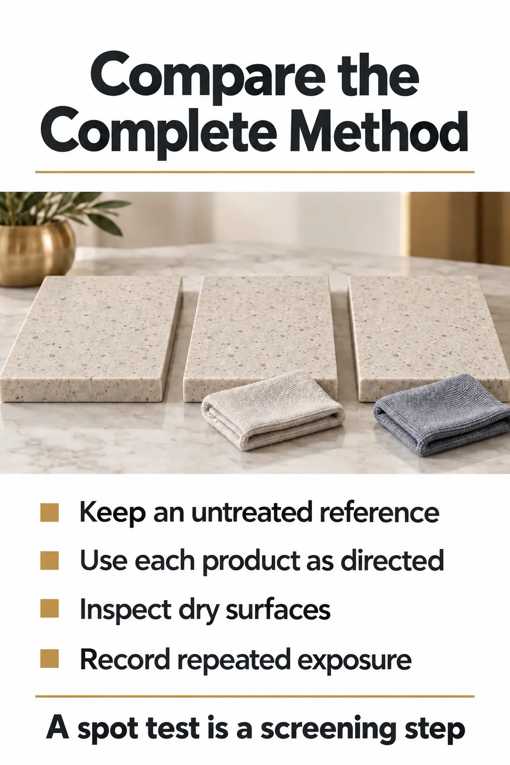 Test the replacement under controlled conditions