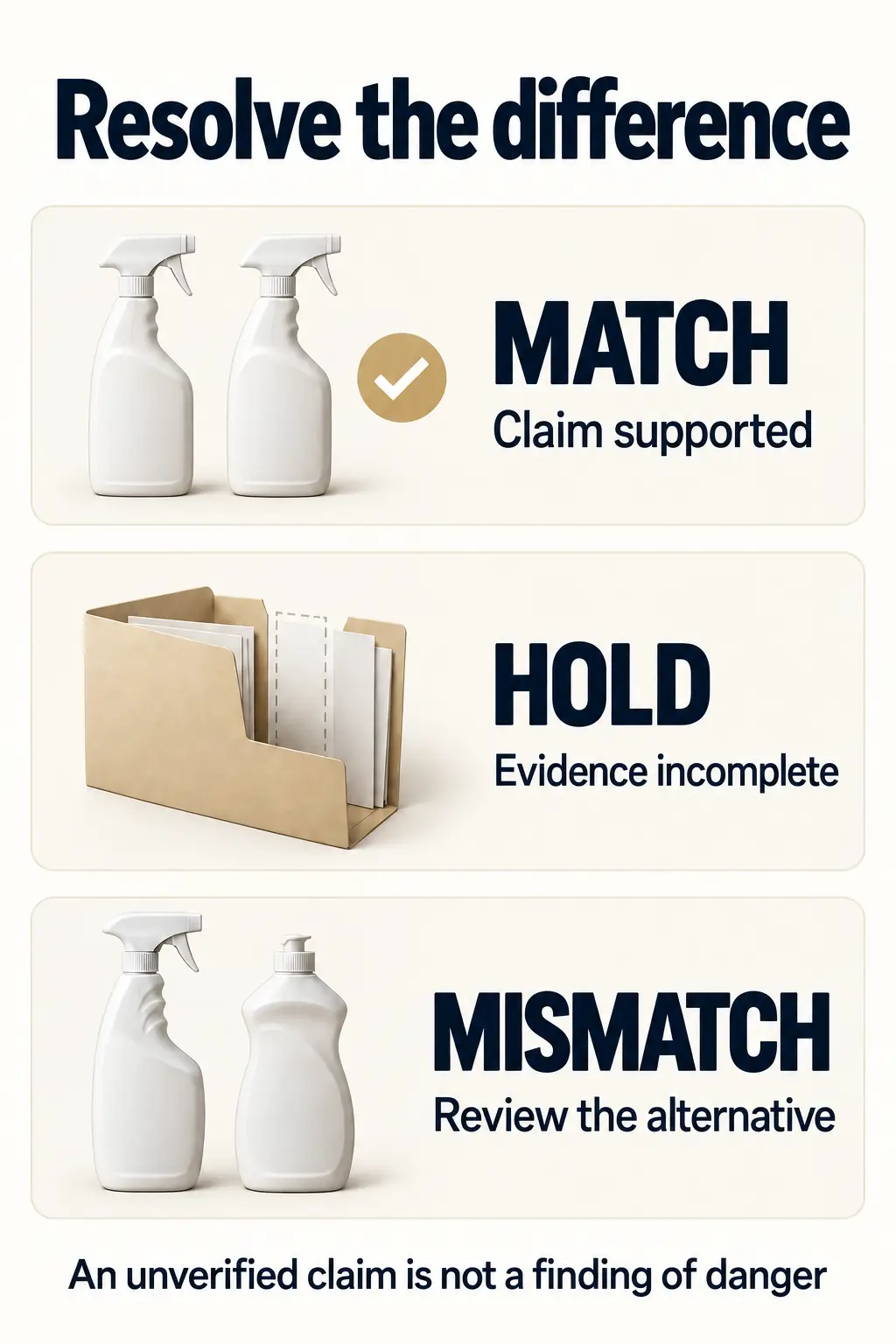 How to Resolve Product and Claim Mismatches