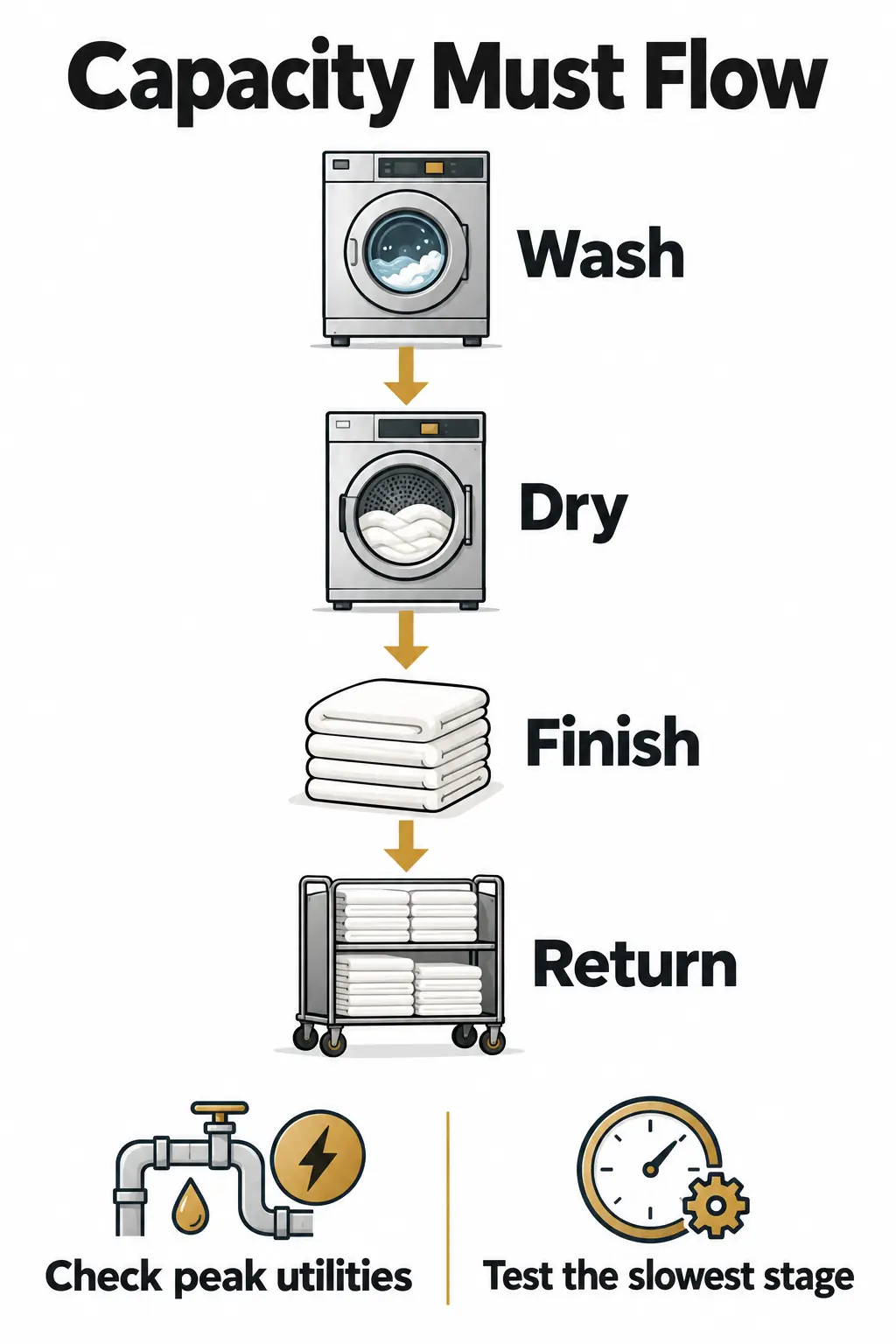 Match Washers to Drying, Finishing, and Utilities