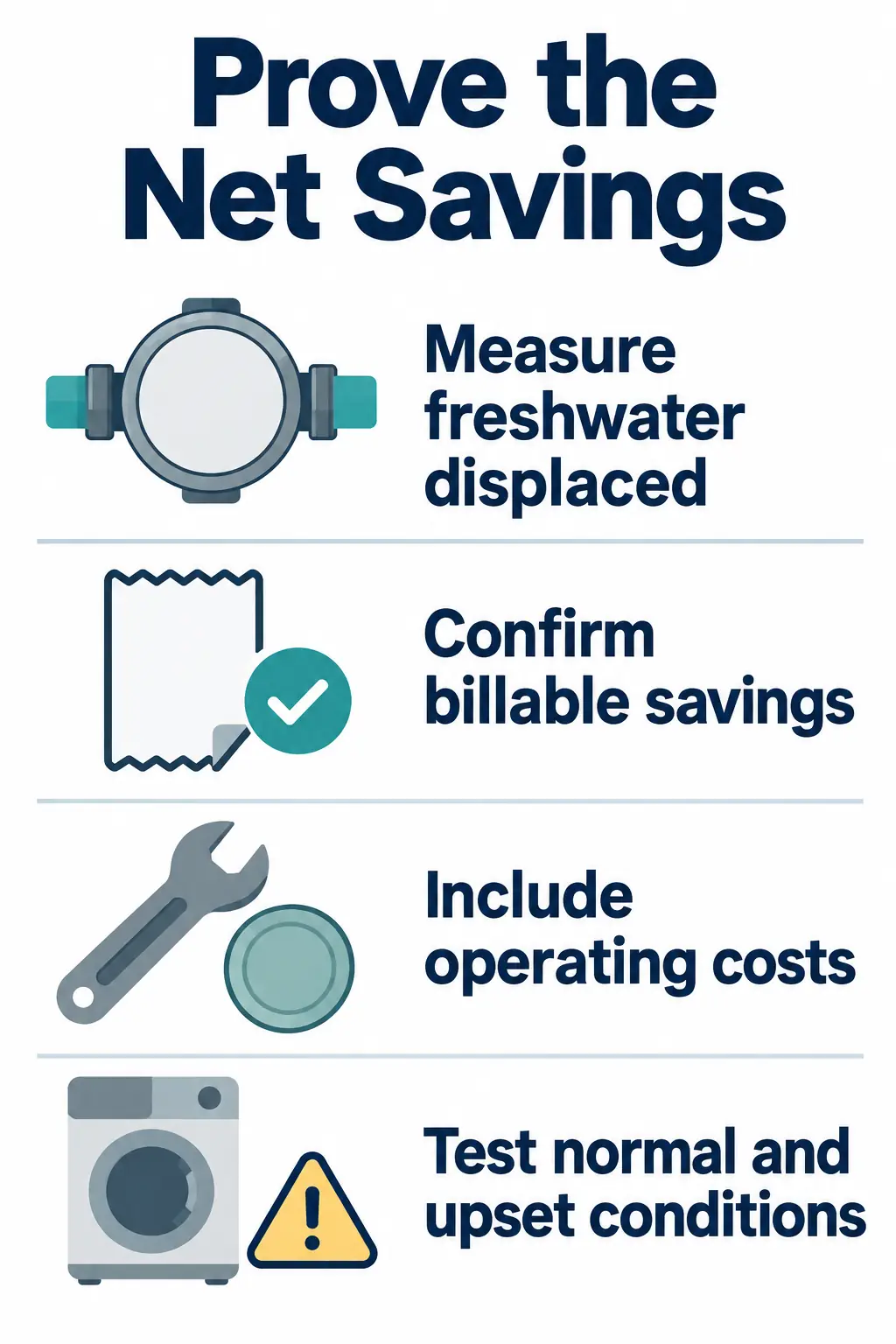 How Will Savings and Performance Be Proven?
