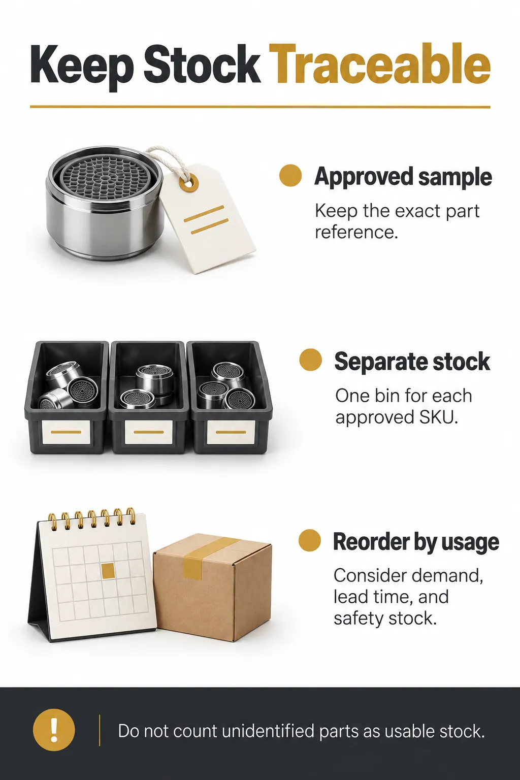 Turn Approved Samples into Reliable Replacement Stock