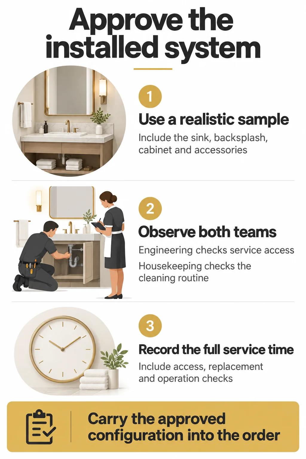 Use an Installed Sample to Compare Bids and Service Cost Use an Installed Sample to Compare Bids and Service Cost
